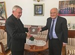 Akademik Feletar biskupu Mrzljaku donio knjigu o sv. Jeronimu, Iliriku i Međimurju